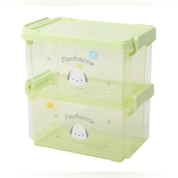 Sanrio Pochacco Buckle Series Storage Box (Double-layered) - Picture 3 of 7